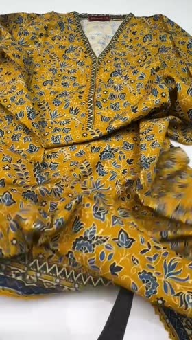 Rs 3800 Bin Saeed Khadar Stitched 3pc ~ LARGE Rs 3800 Bin Saeed Khadar Stitched 3pc ~ LARGE